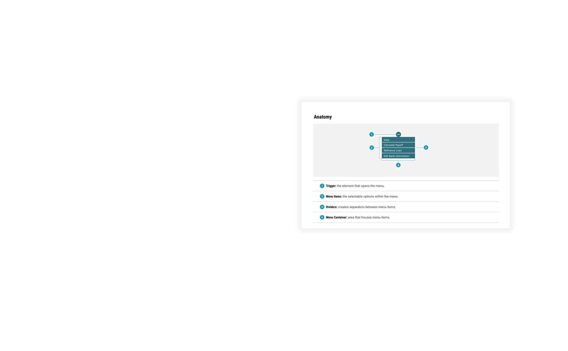 image showing an anatomy screen from the TRAC design management system